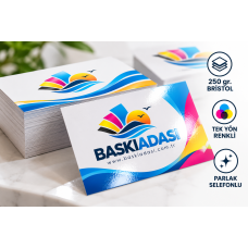 250 gr. Bristol Tek Yön Renkli Parlak Selefonlu